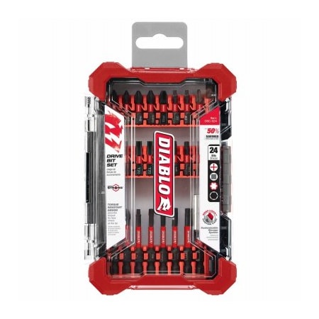 Diablo 24PC Screwdriving Set DSC-S24